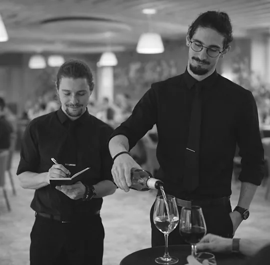 l'équipe de la salle